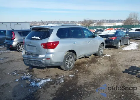 2018 Nissan Pathfinder Sv z USA, uszkodzony, nr VIN 5N1DR2MM4JC653488